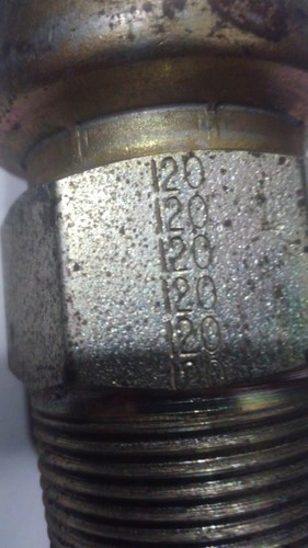 #2 Eaton Weatherhead Crimp Fitting 20U-120 1-1/4" Hose 1-1/4" Male NPT - Picture 2 of 5