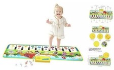 Kids Piano Mat, 39.5" X 14" Musical Mat Keyboard Music Mat with 8 Instrument