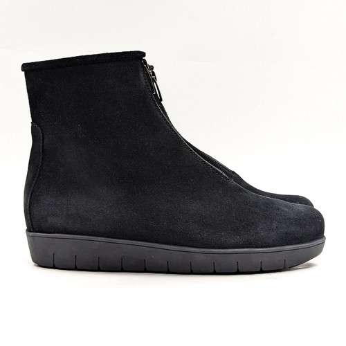 Botines impermeables La Canadienne para mujer Barb negros gamuza cremallera frontal talla 7,5 - Imagen 7 de 11