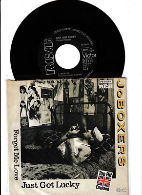 Just Got Lucky / Forget Me Love - Jo Boxers - Single 7'' Vinyl