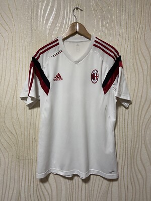 MILAN 2014 2015 PRE MATCH TRAINING SHIRT JERSEY ADIDAS F83779 sz L
