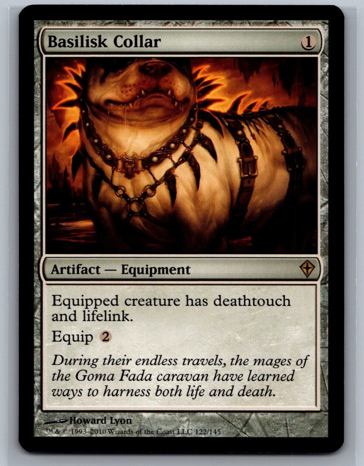 Magic The Gathering Worldwake Basilisk Collar #122/145 MTG TCG CCG