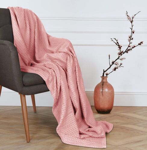 Cotton Waffle Blanket 300 GSM Soft Lightweight Blanket Utopia Bedding - Picture 17 of 156