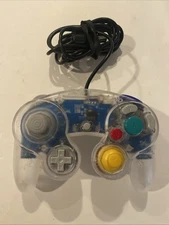 Cirka Wired Game Cube / Wii Compatible Controller Clear Plastic