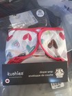 Kushies Waterproof Diaper Wrap Up To 22lb Hearts