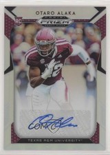 2019 Panini Prizm Draft Draft Picks Silver Prizm Auto Otaro Alaka #220 Auto 6bc