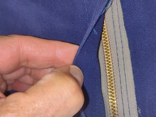  (2)- VTG NOS Sears Coveralls Work Wear 42 TALL Blue Sanforized 1pc Worksuits  - Picture 10 of 14
