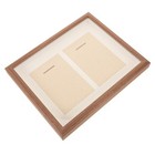  Medal Display Shadow Box: Wooden Badge Display Storage Case Stand Frame