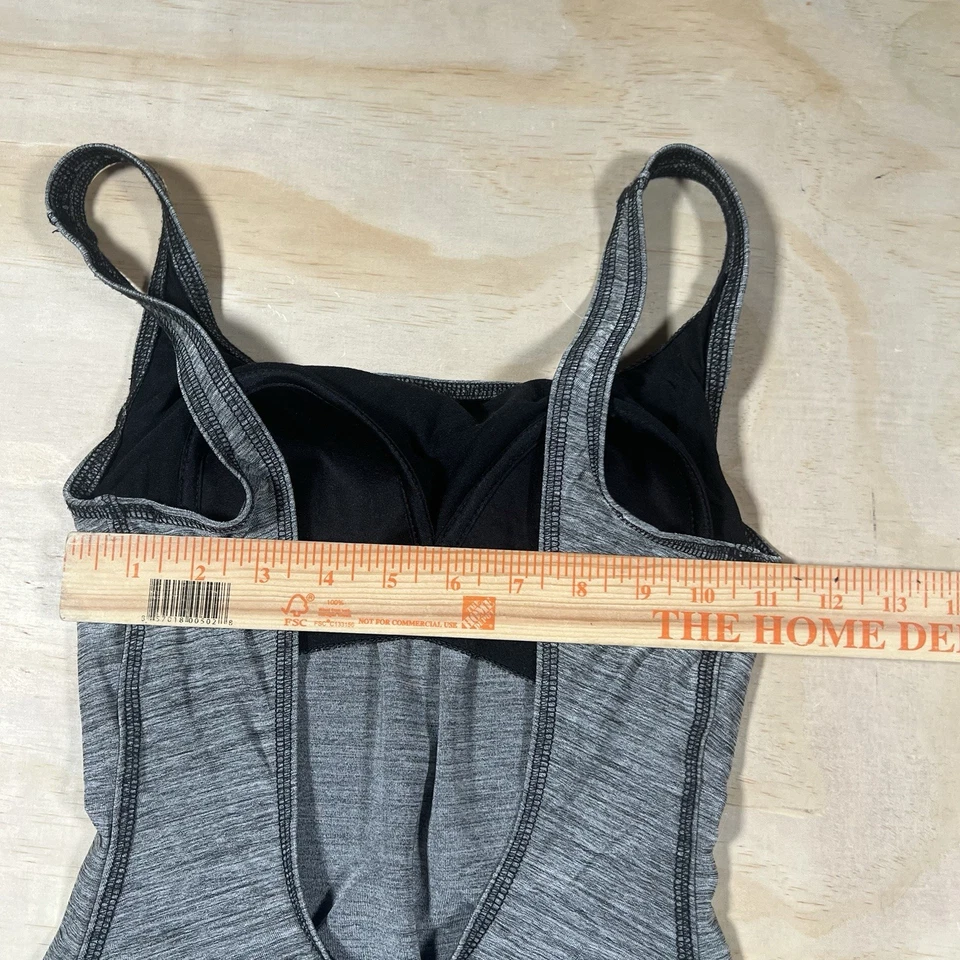 Купальник женский винтажный Jantzen A6001 цельный серый Y2K размер 8 - Изображение 4 из 4