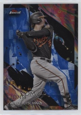 2024 Topps Finest Uncommon Blue Refractor 3/150 Adley Rutschman #183 1fc5