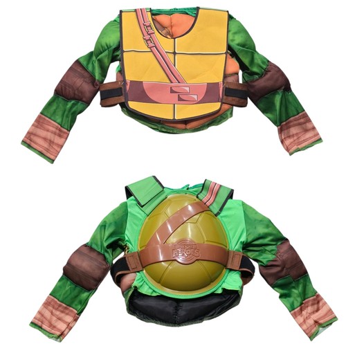 Teenage Mutant Ninja Turtles Michelangelo Padded Top Halloween Costume & Shell