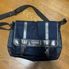 Burberry Black Label Shoulder Bag Navy Men Bag JPN Original Collection VHTF