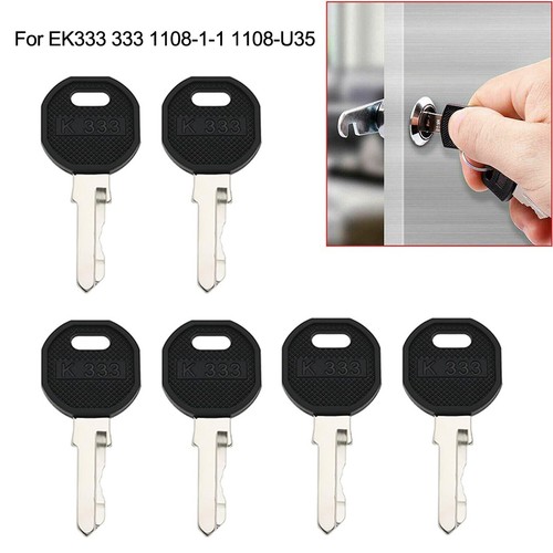 6pcs Key Set for EK333 333 110811 1108U35 For APC For Hoffman Cabinet Locks - Picture 2 of 12