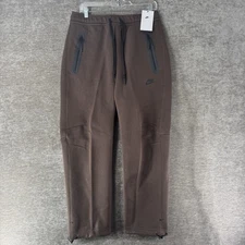 Nike Tech Fleece Open Hem Pants Baroque/Brown Men’s Size Medium HJ6533-237 NWT