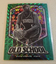 2019-20 Panini Mosaic #13 Chris Webber Old School Mosaic Green Sacramento Kings