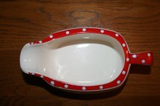 Midwinter Red Domino gravy boat