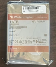Western Digital NEW WD SEALED 16TB Red Pro NAS SATA HDD Internal HDD WD161KFGX