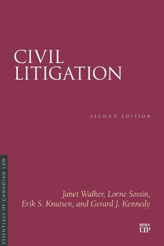 Civil Litigation - 9781552210703
