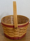LONGABERGER 2002 Woven Memories BASKET w/plastic protector  NICE! — photo 4
