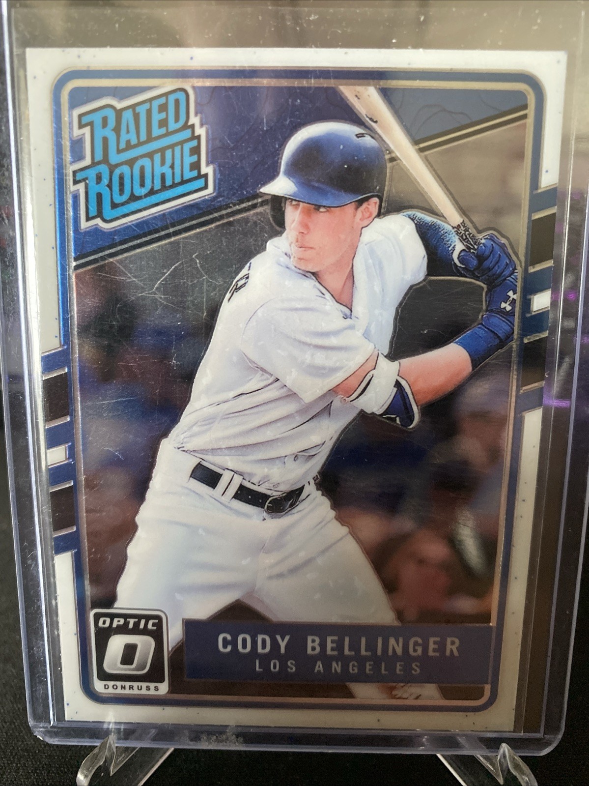 2017 Panini Donruss Optic - Rated Rookies Cody Bellinger #65 Holo Prizm (RC)
