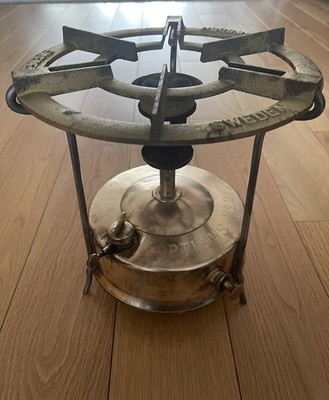 Optimus 2 Primus gebraucht Vintage 70 er Jahre mit großem & kleinem Grill Top wie Fotos