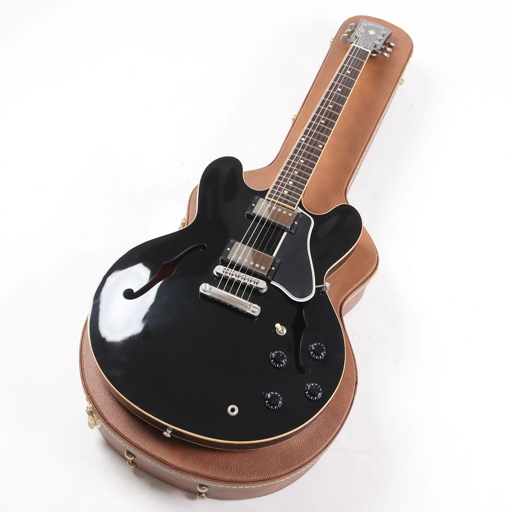 Used Electric Guitar Gibson Memphis Es-335 Dot Reissue Ebony 2013 Semi-Acoustic