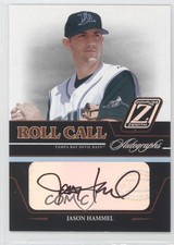 2005 Donruss Zenith Roll Call Jason Hammel #RC-30 Auto 0b3