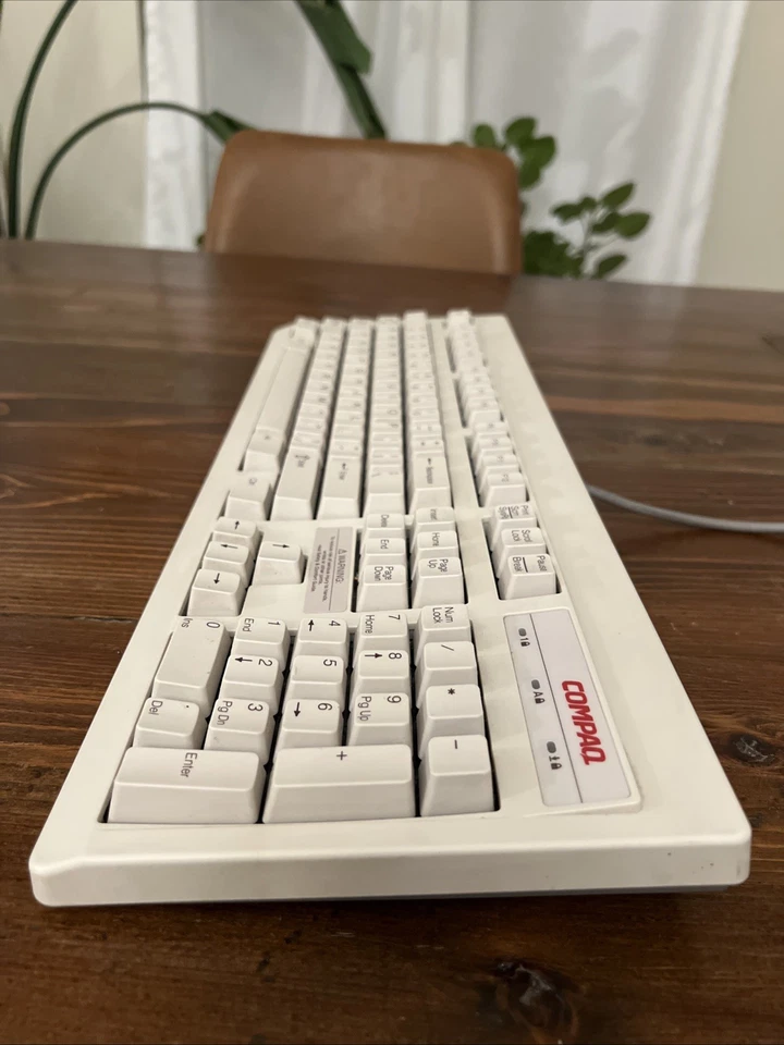 COMPAQ Keyboard RT101 120636-001A Vintage Mechanical Keyboard Wired PS/2 OEM - Image 3 of 4