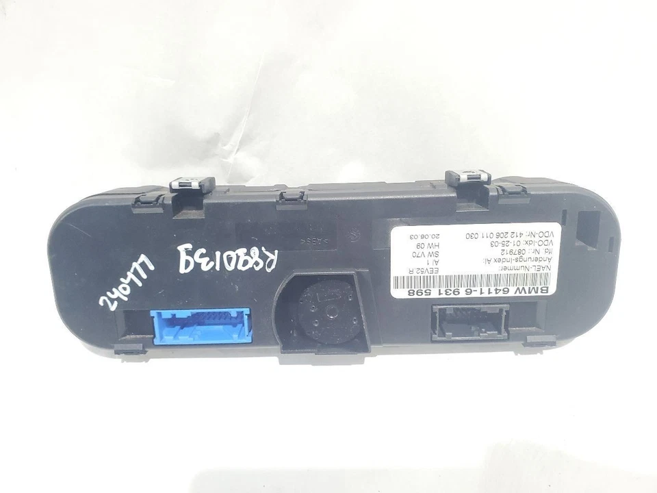 2003 2004 2005 BMW Z4 OEM AC controle de temperatura 6411-6931598 - Imagem 3 de 4