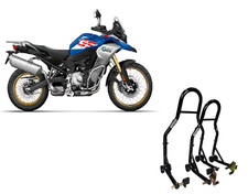 2 cavalletti BMW F 850 900 450 GS Adventure alza moto ruote gomme davanti dietro