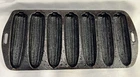 Vintage Lodge 27C Cast Iron 7-Ear Corn Stick Pan Circa 1950s-1960s Well Seasoned