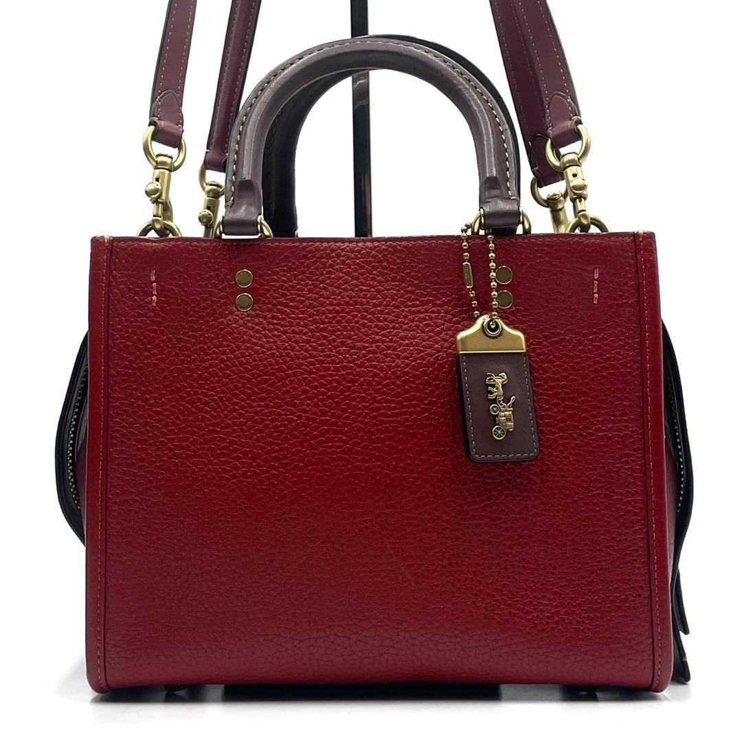 Coach Rogue 25 Colorblock Leather Satchel Handbag Shoulder