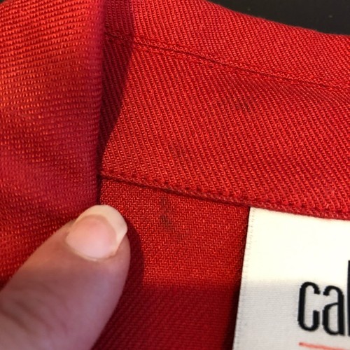Cabi jacket womens Small Valentine red button front linen lightweight #5472 chic - Picture 8 of 16