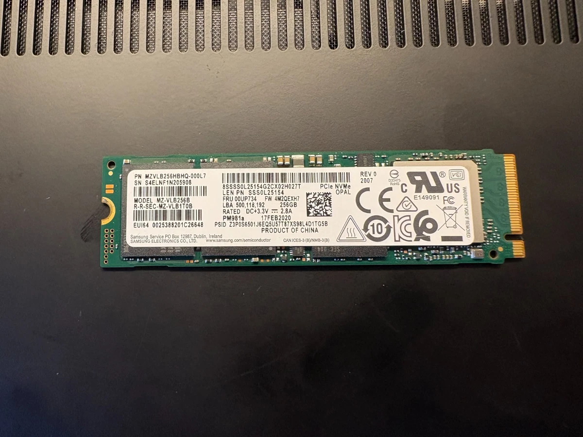 Samsung M.2 Interface 256 GB Solid State Drives for sale | eBay
