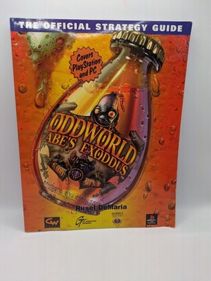Oddworld Abe's Exoddus Official Game Strategy Guide PlayStation!