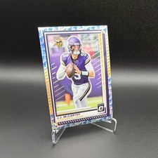 2025 Panini Donruss Optic Prizm #46 J.J. McCarthy Rocket Emoji Vikings NFL