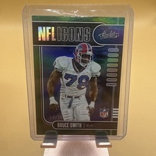 2019 Panini Absolute - Nfl Icons Bruce Smith #16 Green Spectrum /25