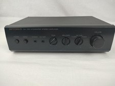 Optimus SA-155 Integrated Stereo Amplifier Black Phono CD/Tape Tuner 25W Audio