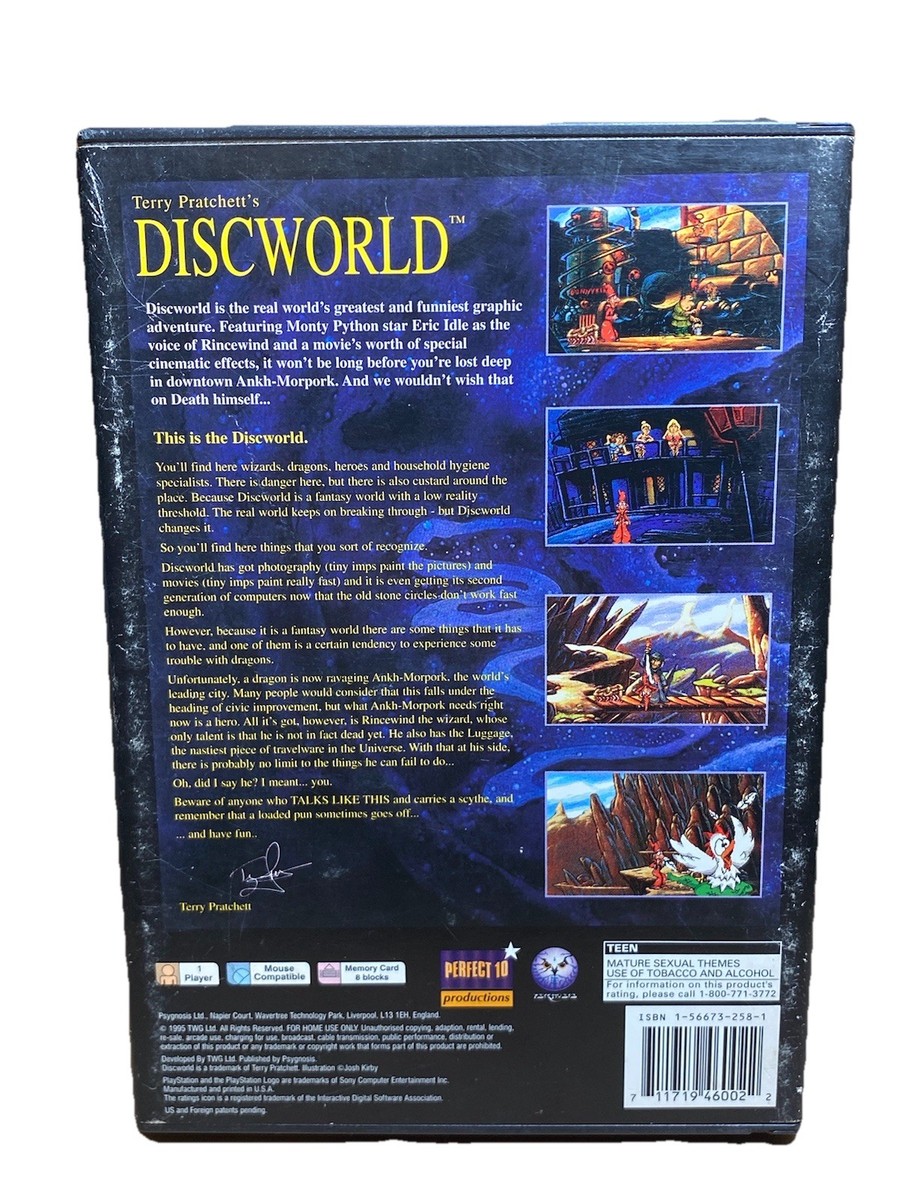 Terry Pratchett's Discworld (Sony PlayStation 1) PS1 Long