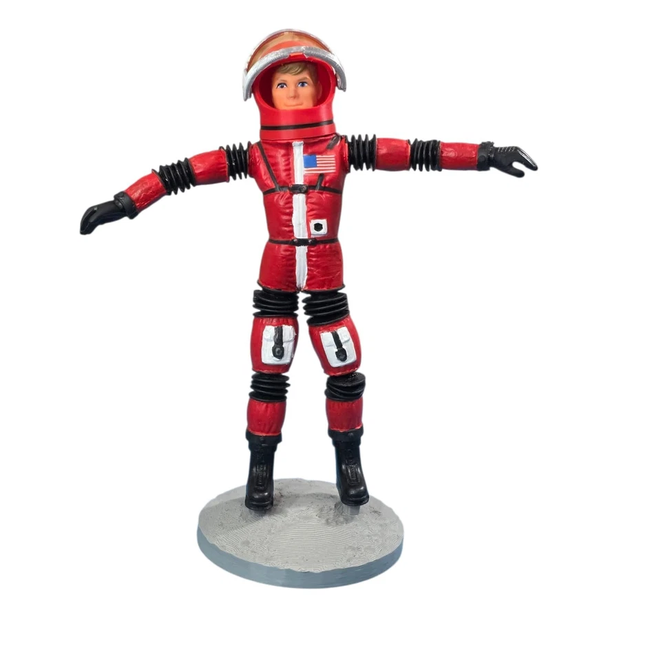 Boneco Major Matt Mason – Capacete Vermelho Sgt Storm - Pacote e base de suporte à vida lunar - Imagem 4 de 4