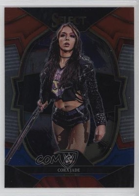2023 Panini Select WWE Concourse Red & Blue Cora Jade #63 18sb