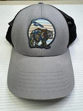 Smartwool NetPlus Bear and Eagle Adjustable Baseball Cap EUC