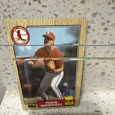 Topps 1987 Topps Todd Worrell St. Louis Cardinals #465 Base Set MLB Card