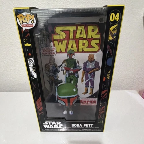Funko Pop! Comic Book Cover Star Wars Boba Fett #04 Vinyl Figure with Case