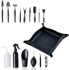 Set Di Attrezzi per Bonsai, 16 Pezzi, Mini Attrezzi Da Giardinaggio, Set Di Attr