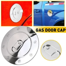 Exterior Filler Fuel Tank Door Cover Gas Lid Cap For 2007-2013 GMC Sierra 1500