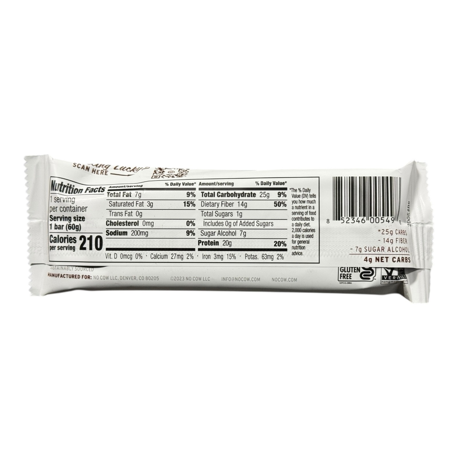 48 No Cow Protein Bars - 3/2026 - Cookie Dough - Cookies N Cream - Fudge Brownie