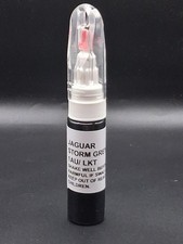 JAGUAR STORM GREY 1AU/ LKT CHIP/ SCRATCH PAINT TOUCH UP PEN/ BRUSH 