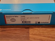 OLD STOCK Coloplast SenSura Mio 1" Convex Light Ostomy Barrier 16485 5-Pieces