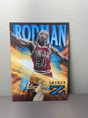 Dennis Rodman #14 1996 Skybox Z Force Chicago Bulls Basketball Card NBA